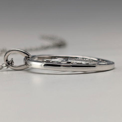 ヴィンテージ 純銀製ペンダント 太陽デザイン 11.5g ネックレス付き